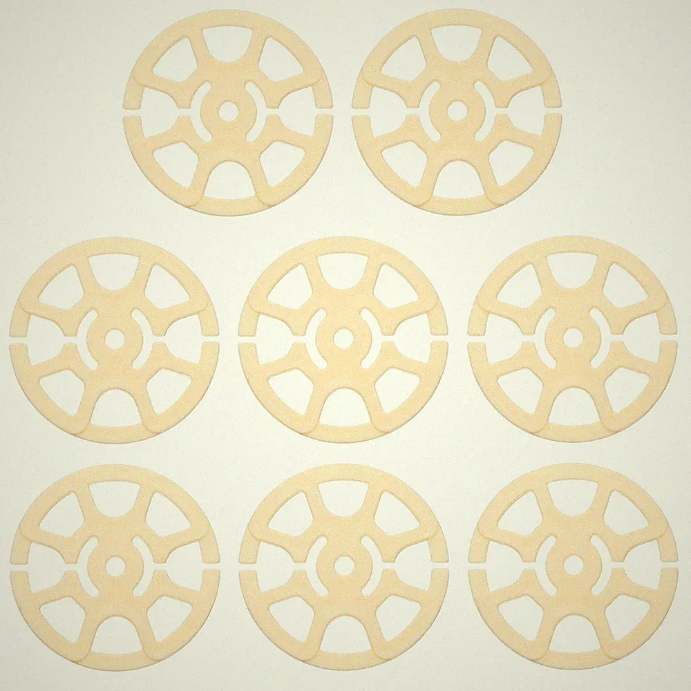 8Pcs Recliner Cover Non-Slip Buckle, 72 x 72mm Cushion Buckle, Wheel, Beige